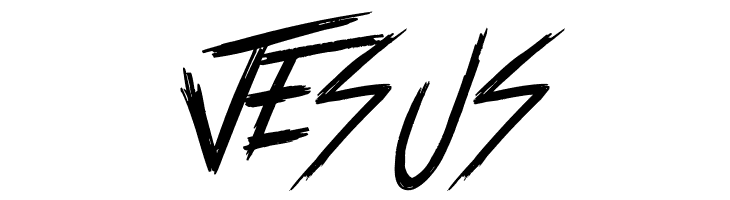 JESUS Great Rebellion Font