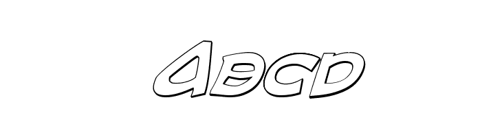 Ephesian 3D Italic  Free Fonts Download