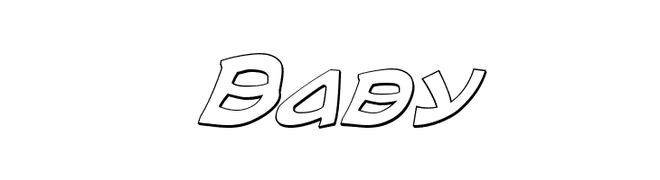 Ephesian 3D Italic  Free Fonts Download