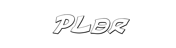 Ephesian 3D Italic  Free Fonts Download