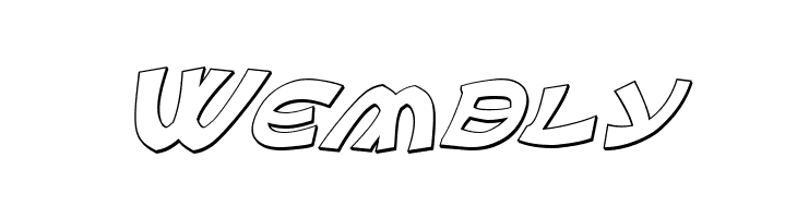 Ephesian 3D Italic  Free Fonts Download