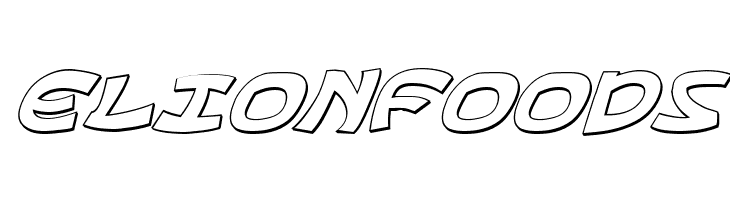 Ephesian 3D Italic  Free Fonts Download