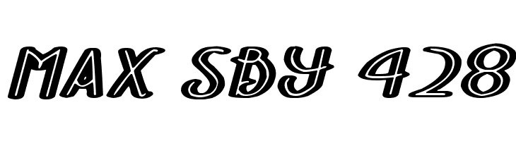 Stripes and Ribbons Italic  Free Fonts Download