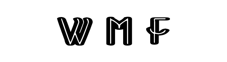 Stripes and Ribbons  Free Fonts Download