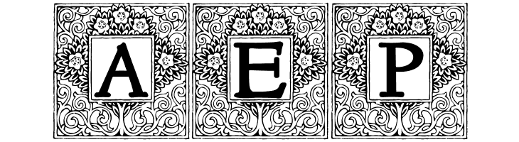 Topiary_Initials  Free Fonts Download