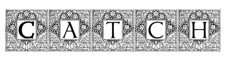 Topiary_Initials  Free Fonts Download