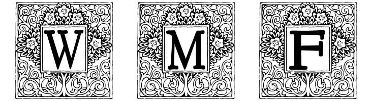 Topiary_Initials  Free Fonts Download