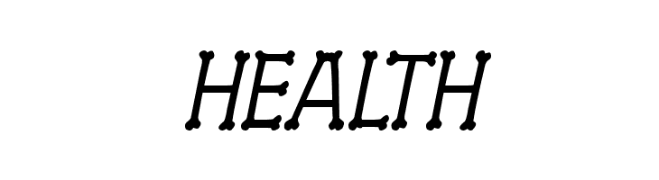 Spooky Skeleton Italic  Free Fonts Download