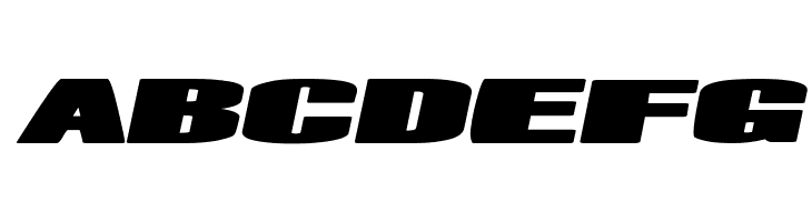 Mr. Machine Italic  Free Fonts Download