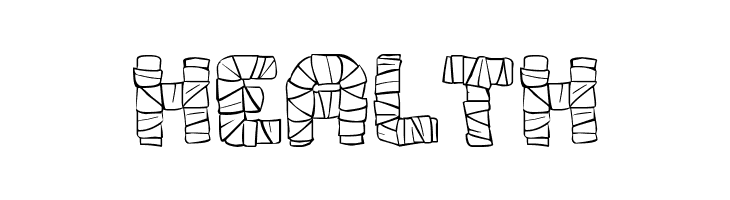 Mummy Halloween  Free Fonts Download