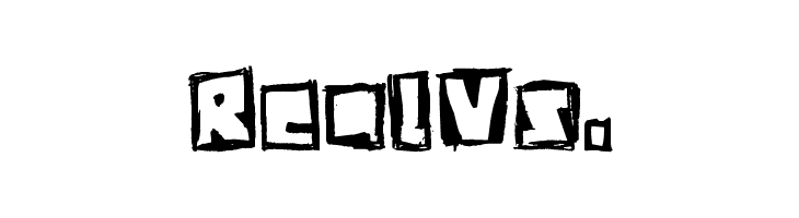 stiff neck  Free Fonts Download