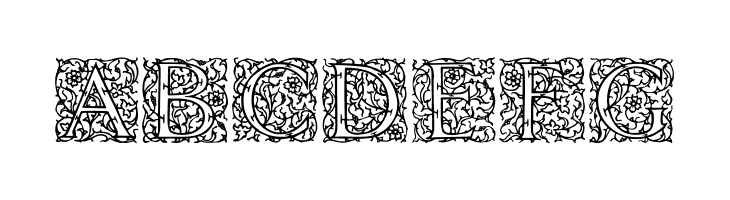 Arabesque Initialen  Free Fonts Download