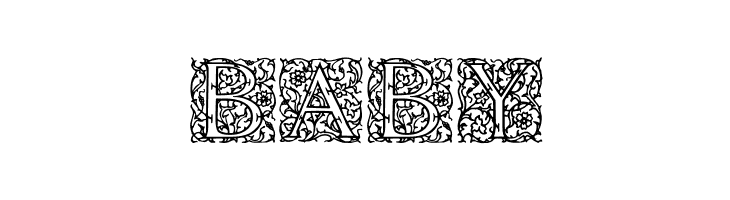 Arabesque Initialen  Free Fonts Download