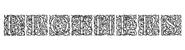 Arabesque Initialen  Free Fonts Download