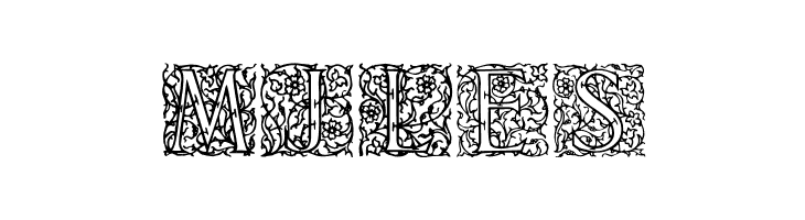 Arabesque Initialen  Free Fonts Download