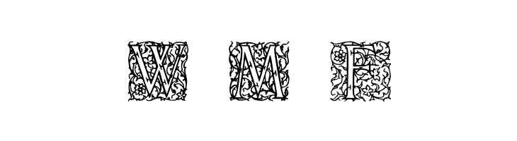 Arabesque Initialen  Free Fonts Download