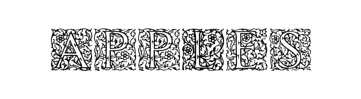 Arabesque Initialen  Free Fonts Download