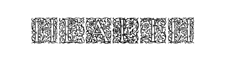 Arabesque Initialen  Free Fonts Download