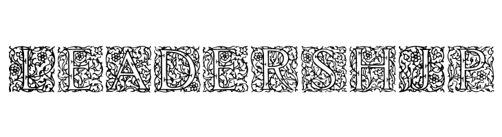 Arabesque Initialen  Free Fonts Download