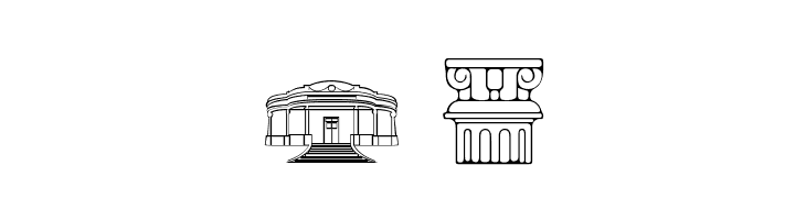 Iconos prado  Free Fonts Download