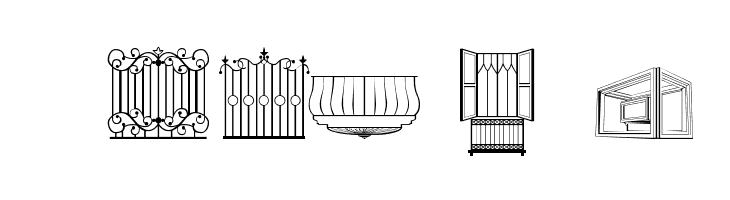 Iconos prado  Free Fonts Download