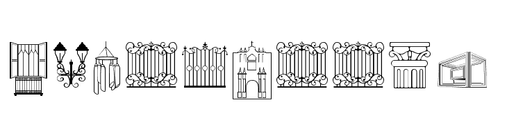 Iconos prado  Free Fonts Download