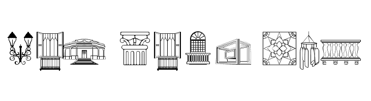 Iconos prado  Free Fonts Download