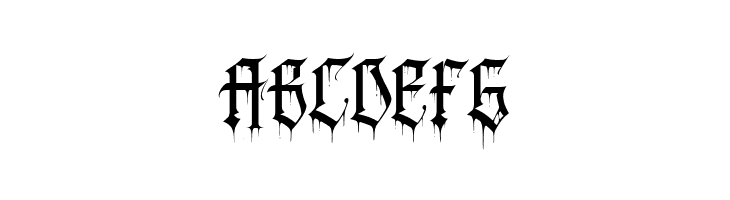 Black Blood  Free Fonts Download