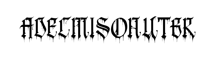 Black Blood  Free Fonts Download