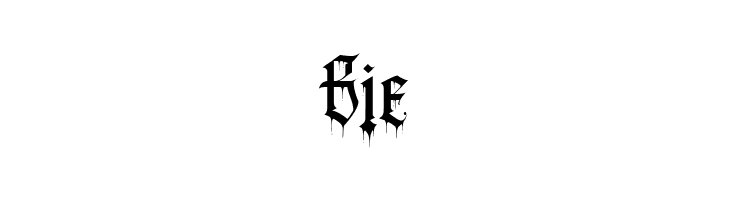 Black Blood  Free Fonts Download