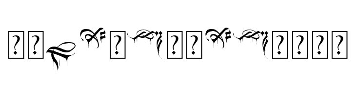 Black Blood Ornament  Free Fonts Download