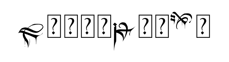 BlackBloodOrnament  Free Fonts Download