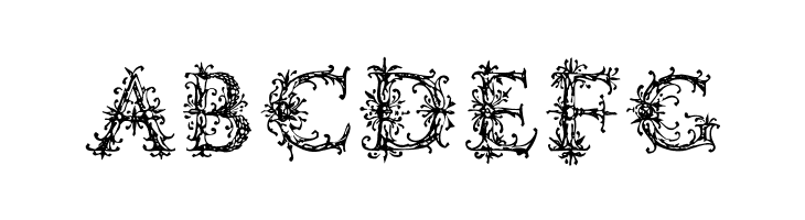 VespasiansFlorials  Free Fonts Download