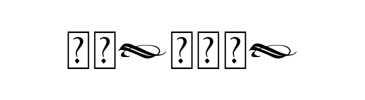 Black Gunslinger Ornament  Free Fonts Download