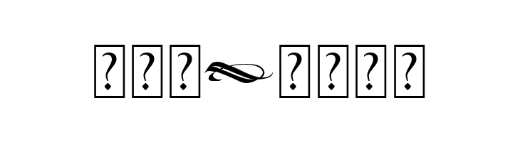 Black Gunslinger Ornament  Free Fonts Download