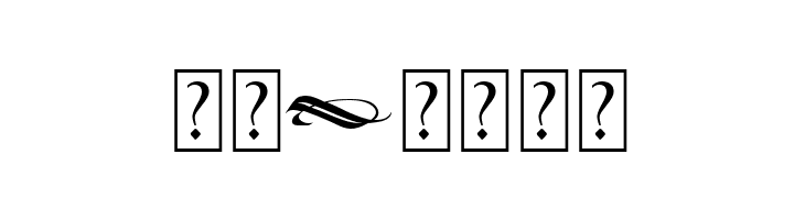 Black Gunslinger Ornament  Free Fonts Download