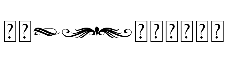 Black Gunslinger Ornament  Free Fonts Download