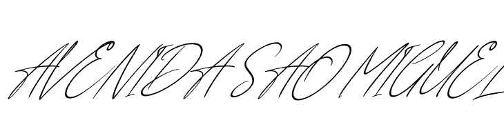 Anderson Signature Italic  Free Fonts Download