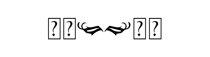 Black Panther Ornament  Free Fonts Download