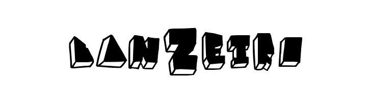 BALOK-balok TAK sempurna  Free Fonts Download