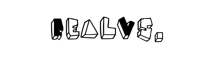 BALOK-balok TAK sempurna  Free Fonts Download