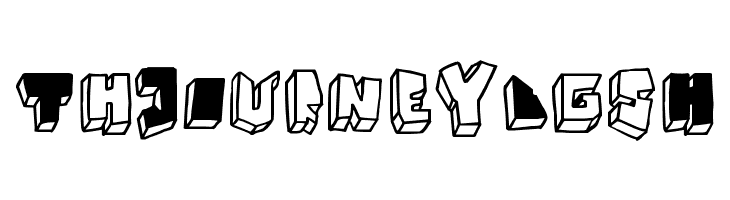 BALOK-balok TAK sempurna  Free Fonts Download