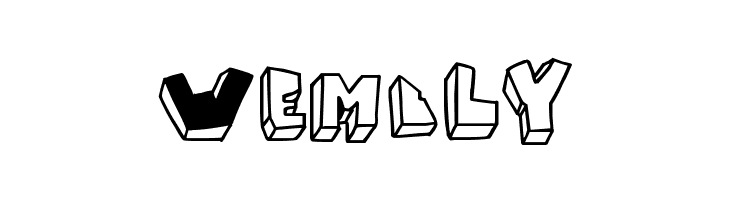 BALOK-balok TAK sempurna  Free Fonts Download