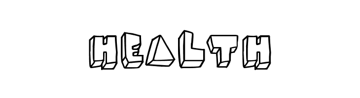 BALOK-balok TAK sempurna  Free Fonts Download