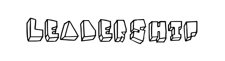 BALOK-balok TAK sempurna  Free Fonts Download