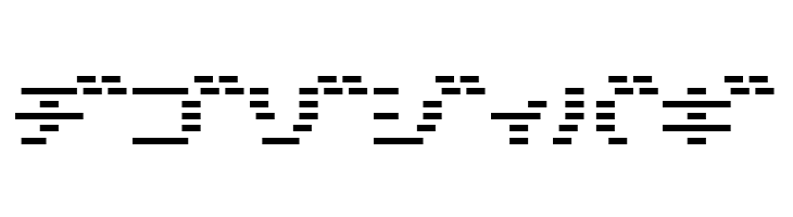 D3 DigiBitMapism Katakana  Free Fonts Download