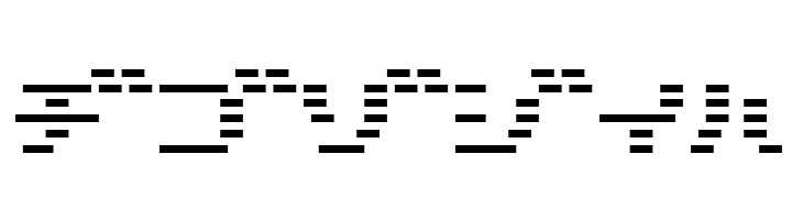 D3 DigiBitMapism Katakana  Free Fonts Download