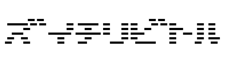 D3 DigiBitMapism Katakana  Free Fonts Download