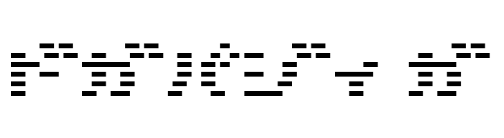 D3 DigiBitMapism Katakana  Free Fonts Download