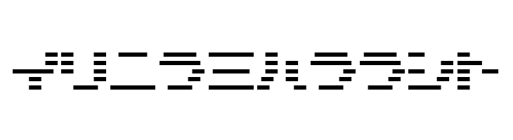 D3 DigiBitMapism Katakana  Free Fonts Download